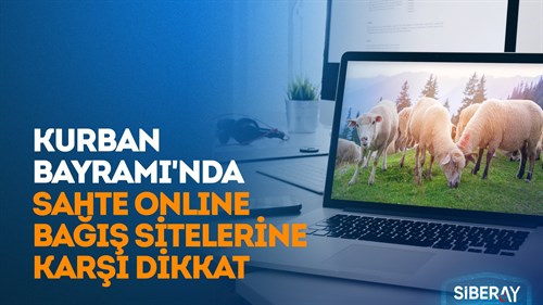 SAHTE ONLINE BAĞIŞ SİTELERİNE DİKKAT!